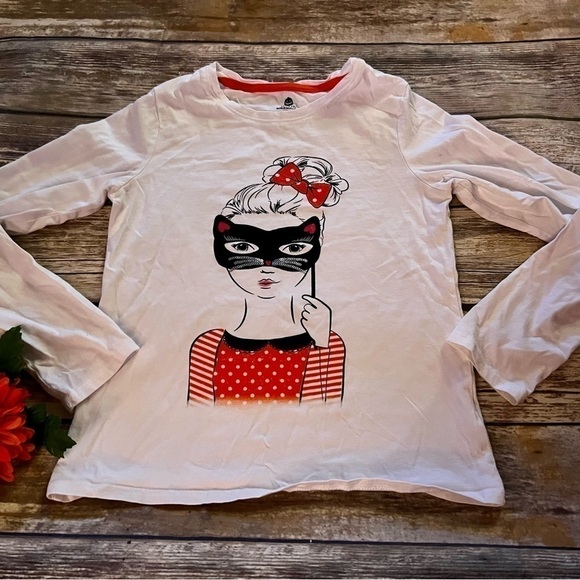 🎃NWOT CAT MASK SHIRT - Picture 2 of 3